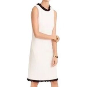 NWT J.Crew Ruffle Trim Shift Dress size 16.